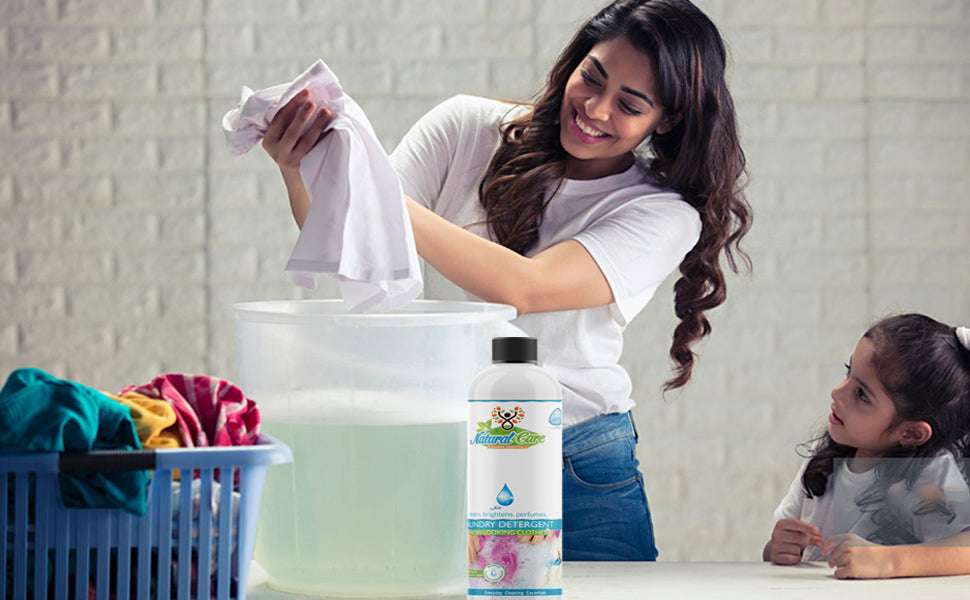 Save ₹200 | Natural Care Laundry Detergent 500ml x 2 | 32+ Washes
