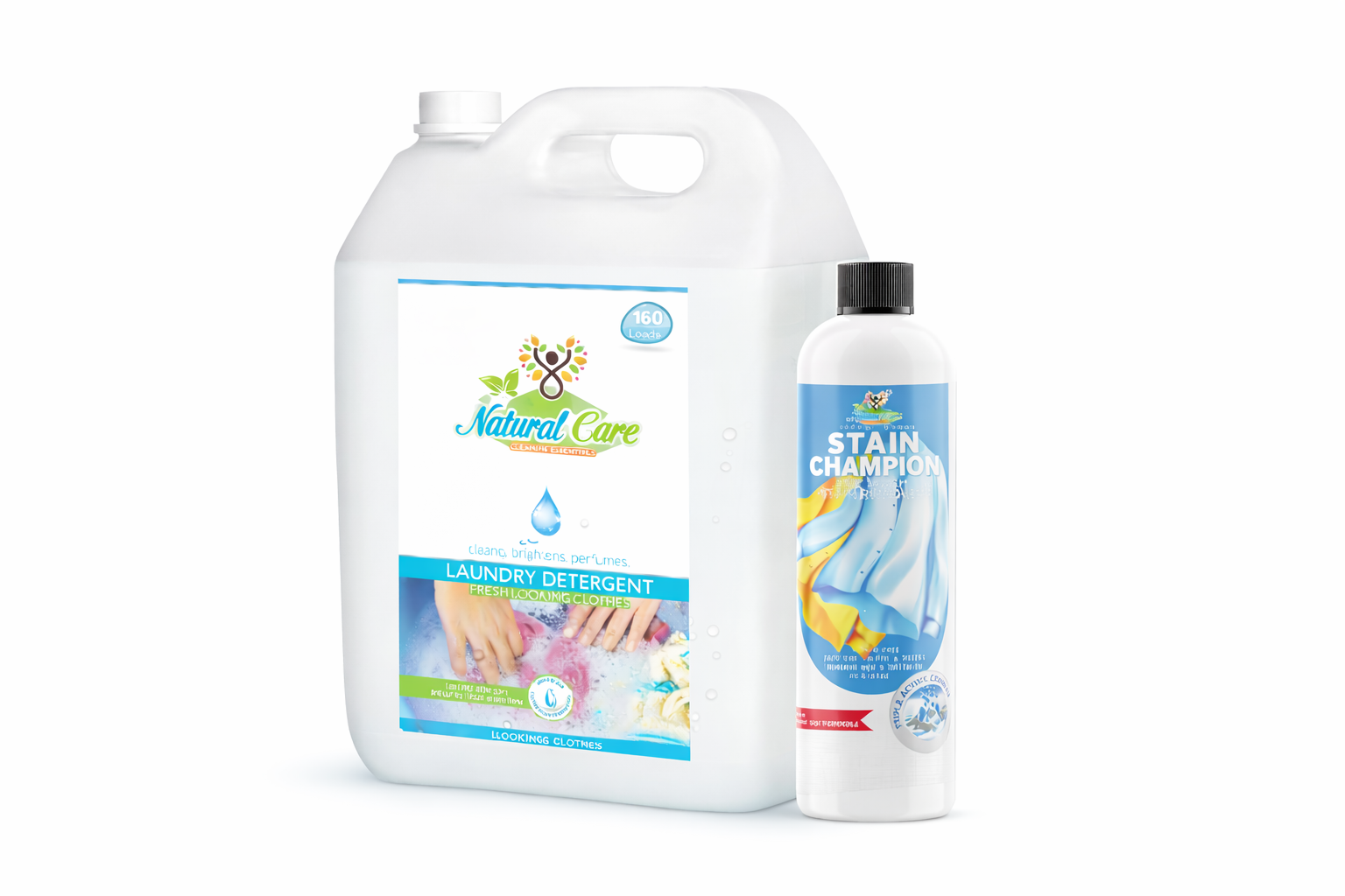 Laundry Value Bundle – 5L Liquid Detergent + 500ml Stain Remover