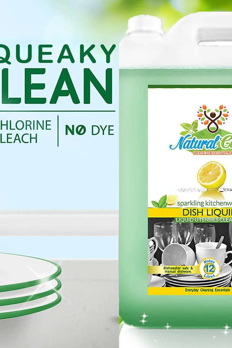 Bio-degradable Dishwash Cleaning Gel (Lemon) - 5 ltr