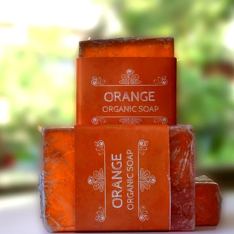 Mandarin Citrus Handmade soap 100g - pack of 3