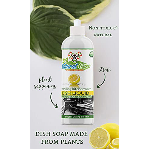 Natural Care Bio-Degradable Dishwash Gel | Superior Degreasing Formula | 500 m