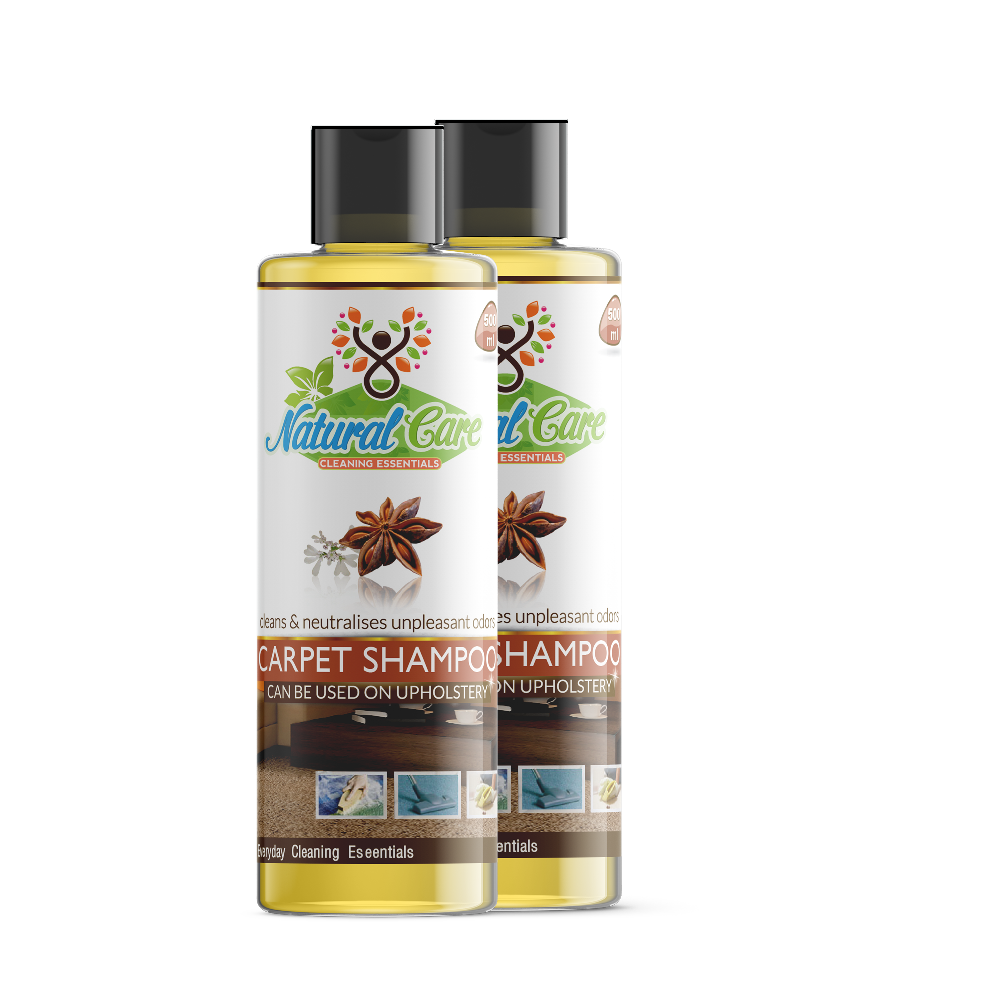 Non-toxic carpet and upholstery care spray