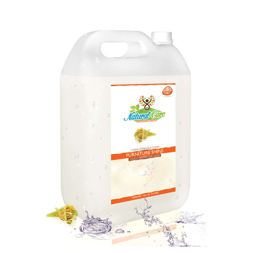 Natural Care Wood Furniture & Floor Polish Duo | Shine & Protection | 500 ml x 2