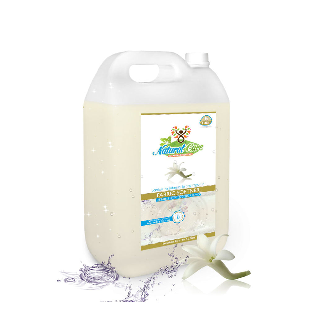 Natural Care Plant-Based Fabric Conditioner & Softener | Eco-Friendly Clothes Softener | 5 Litre