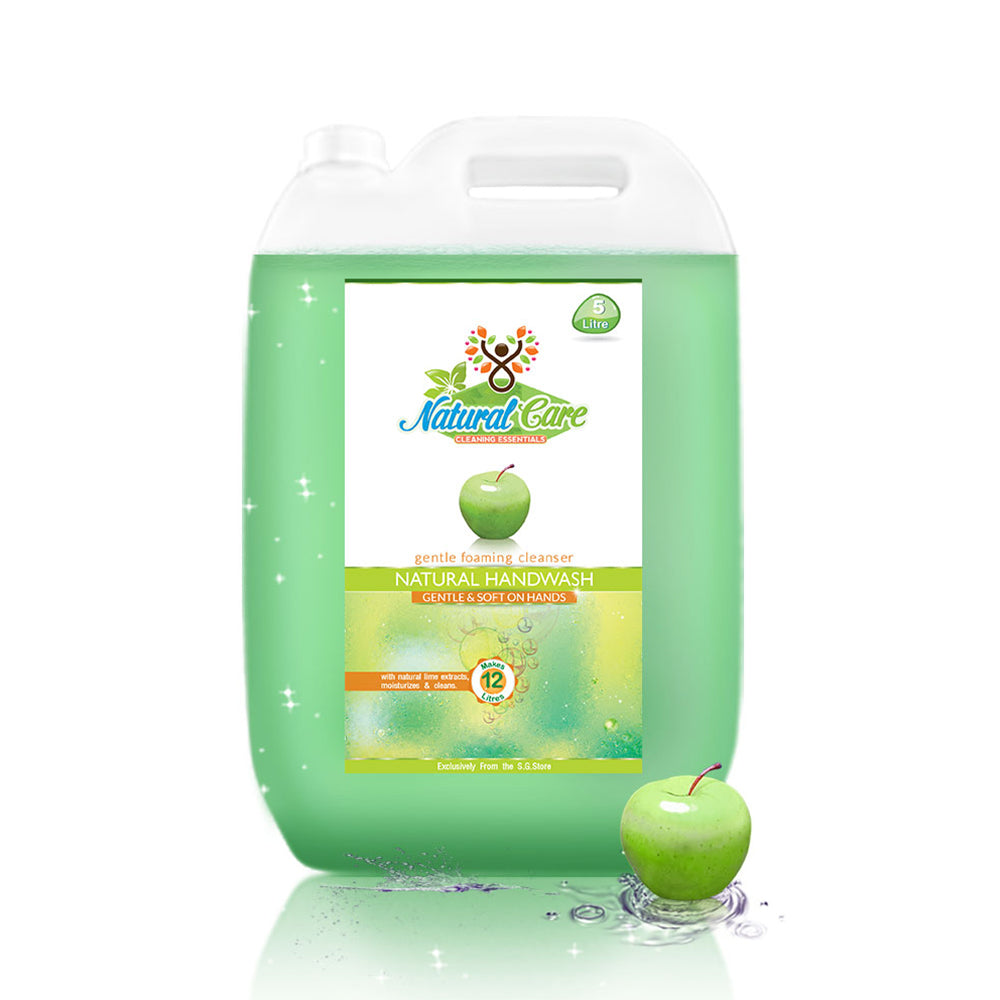 Natural Care Moisturizing Handwash Refill Packs | Green Apple Variant | Value Pack