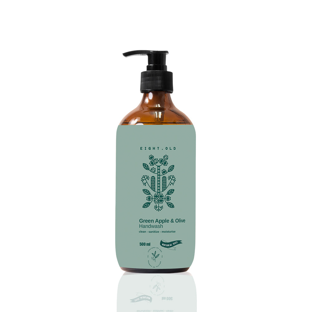 Natural Care Green Apple & Olive Handwash | Moisturizing Liquid Soap | 500 ml