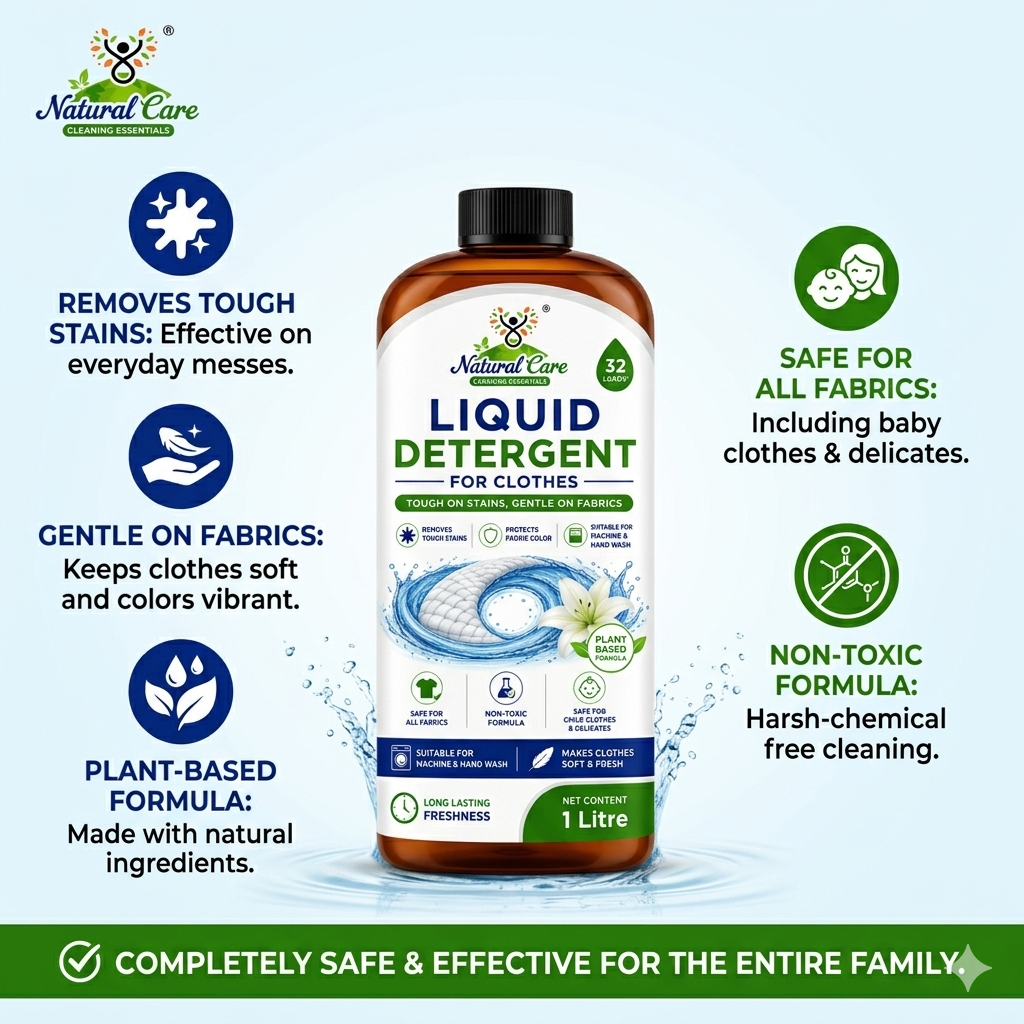 Laundry Value Bundle – 5L Liquid Detergent + 500ml Stain Remover