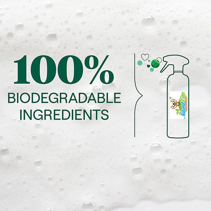Natural Care Streak-Free Glass & Mirror Cleaner Spray – 500 ml x 2 | No Smudges, No Residue