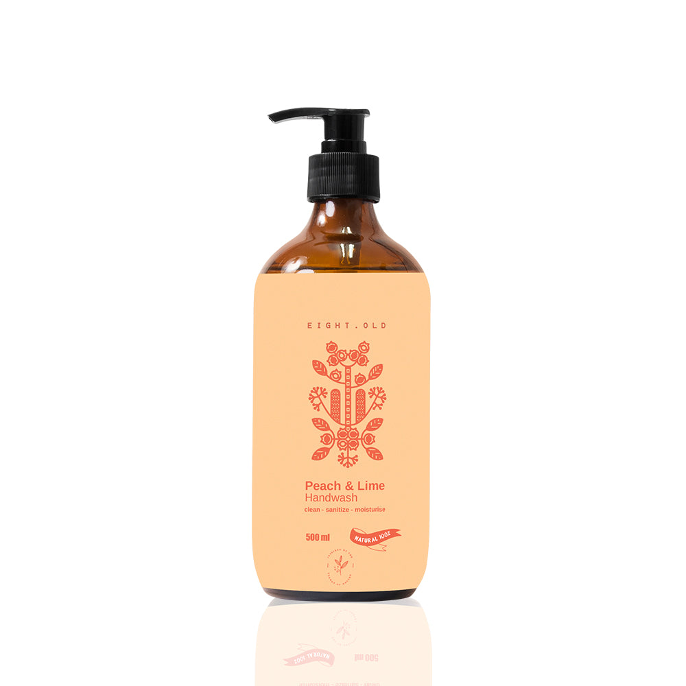 Natural Care Peach & Lime Handwash | Refreshing Moisturizing Liquid Hand Soap | 500 ml