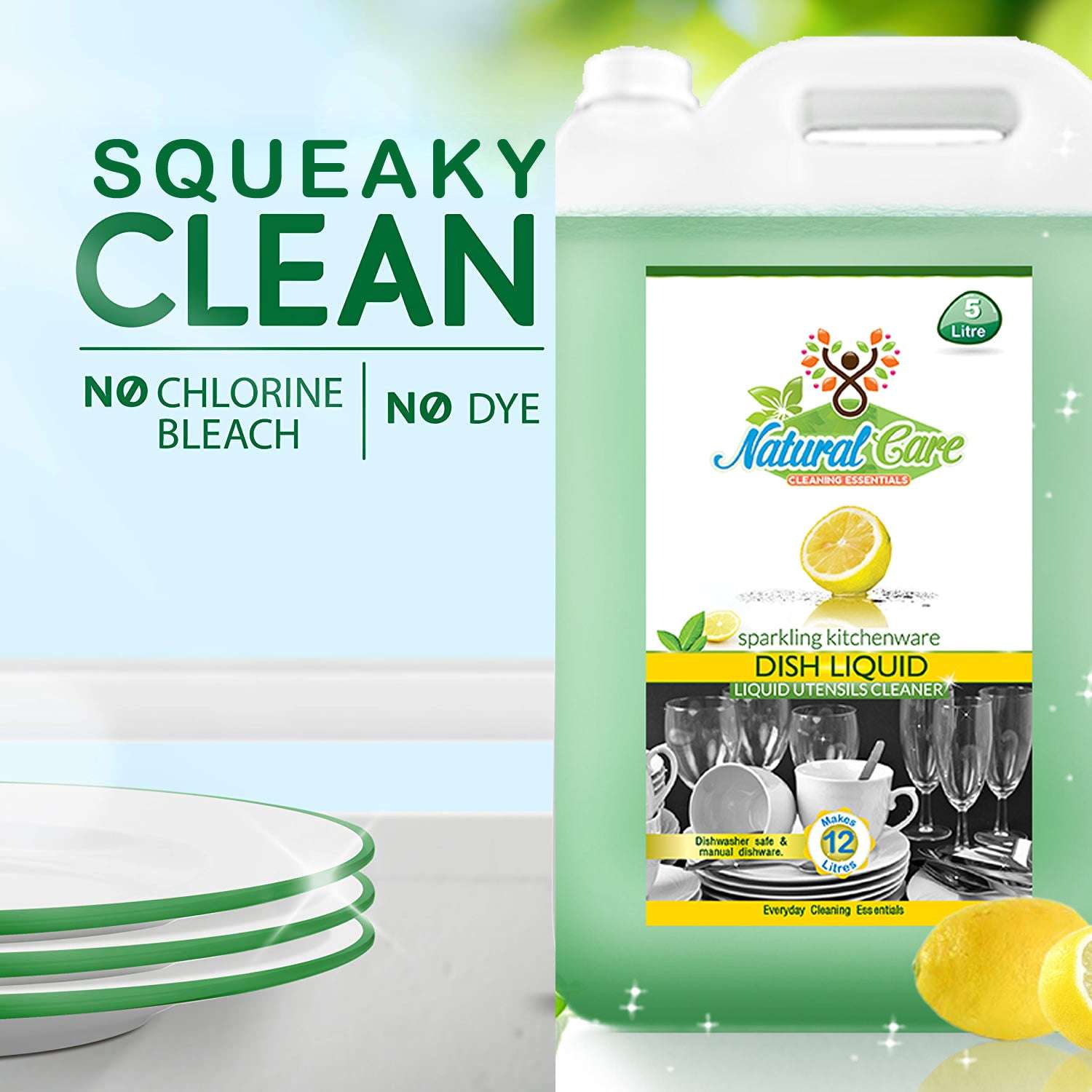NaturalCare Bio-degradable Dishwash Cleaning Gel