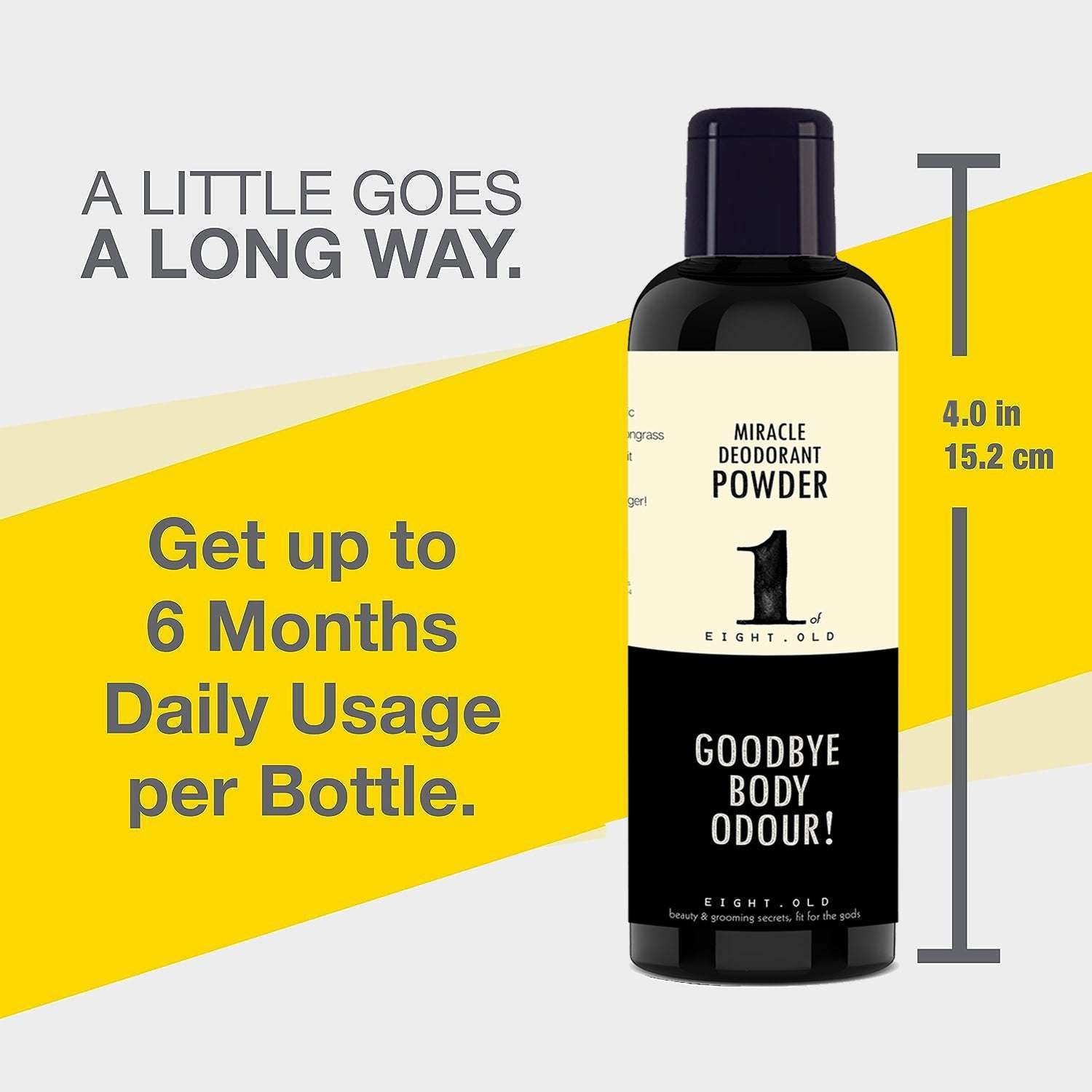 Miracle De-odorant Talc - Goodbye Body Odour