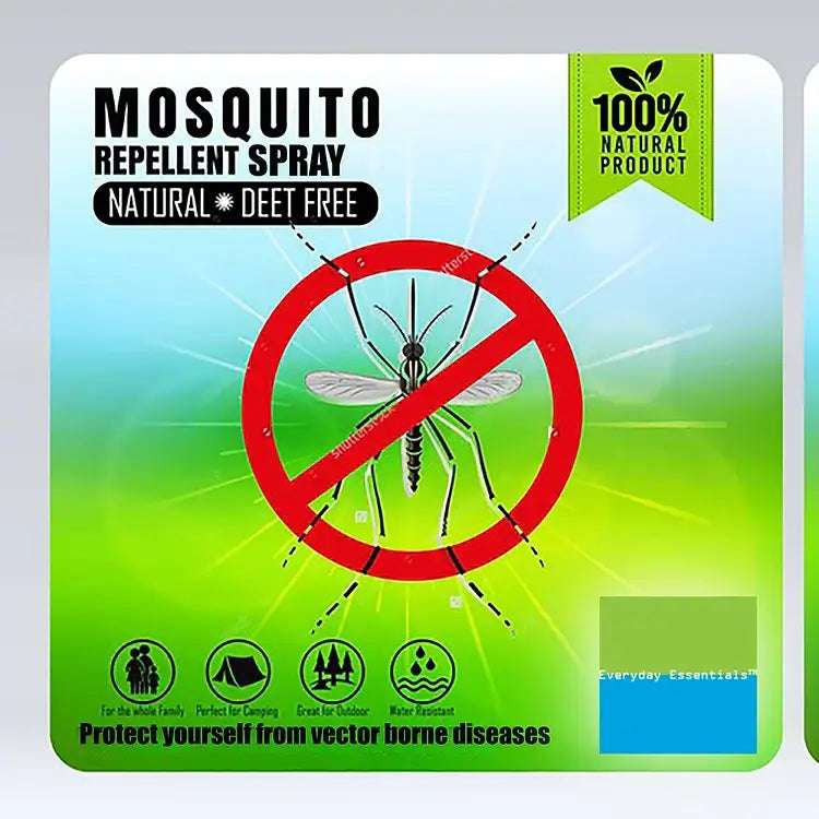 Natural Care Mosquito Repellent Spray - Safe, Effective Protection from Dengue, Malaria, and Chikungunya - DEET-Free, Plant-Based Formula