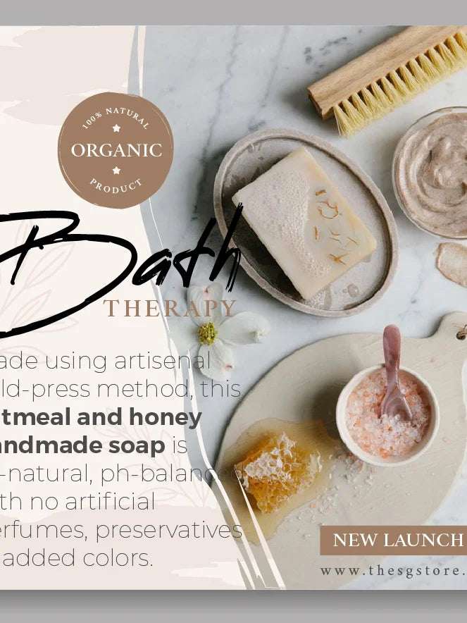 Goat Milk Honey & Saffron Organic Soap