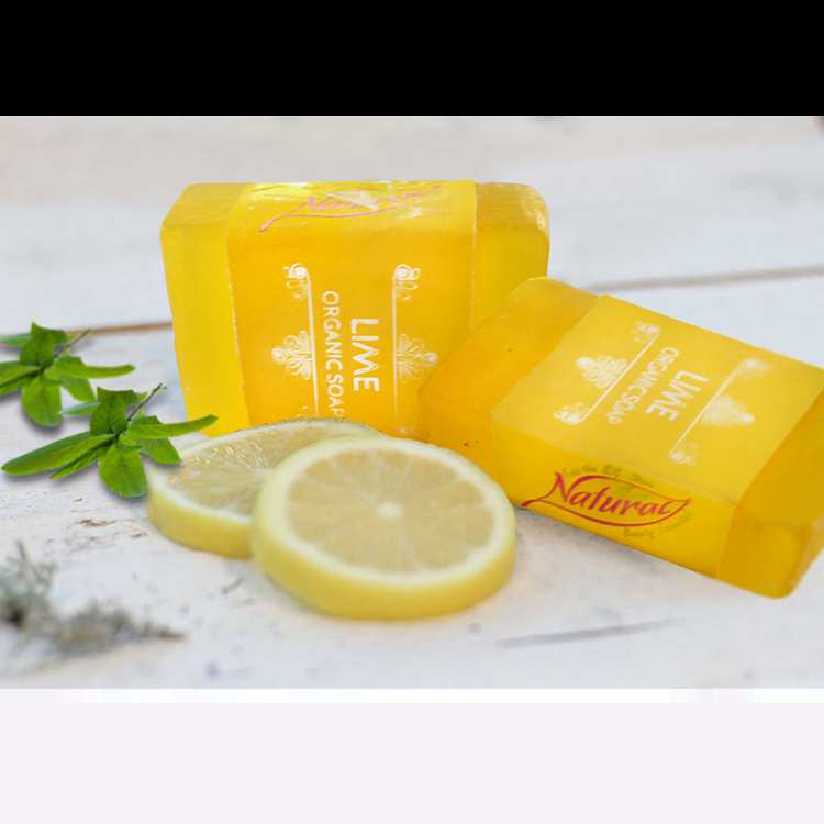 Handmade Lime & Ginger Soap- pack of 3