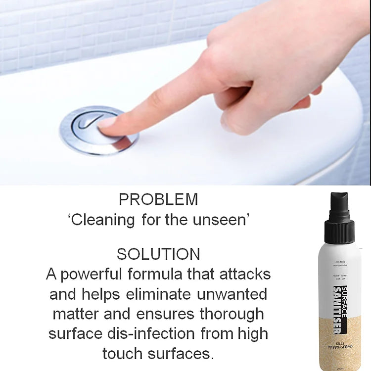 Natural Care Surface & Toilet Seat Sanitizer Spray | Disinfectant & Deodorizer for Home, Office & Travel | 500 ml