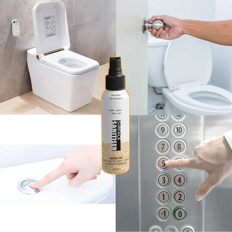 NaturalCare Surface/Toilet Seat Sanitizer Cum Deodorizer Spray for Home,Office