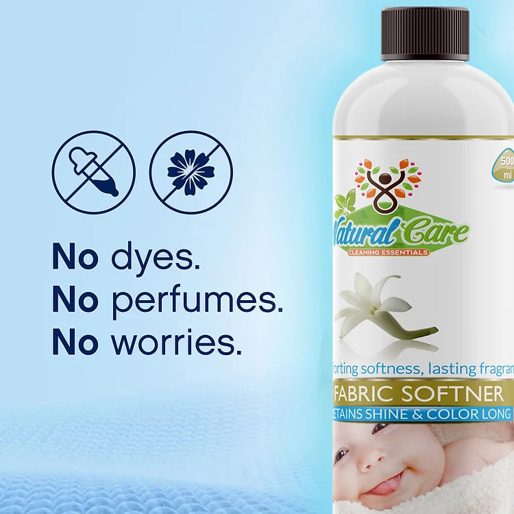 Natural Care Plant-based Fabric Conditioner & Fabric Softener 500 ml |Conditions