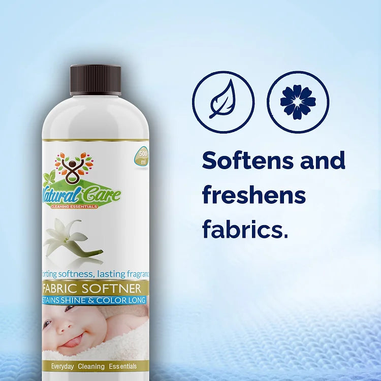 Natural Care Plant-based Fabric Conditioner & Fabric Softener 500 ml |Conditions