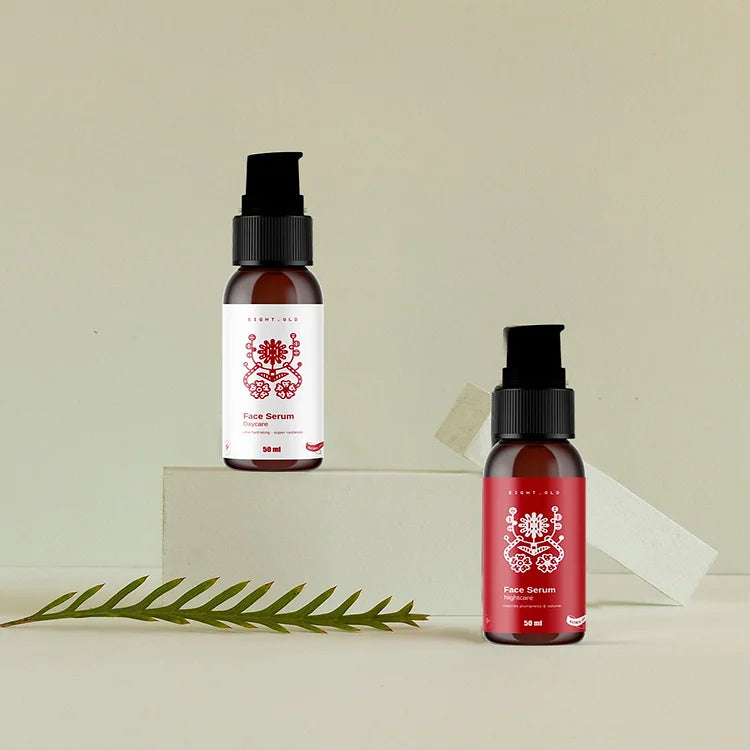 FACE SERUMS BY EIGHT.OLD | DAYCARE & NIGHTCARE