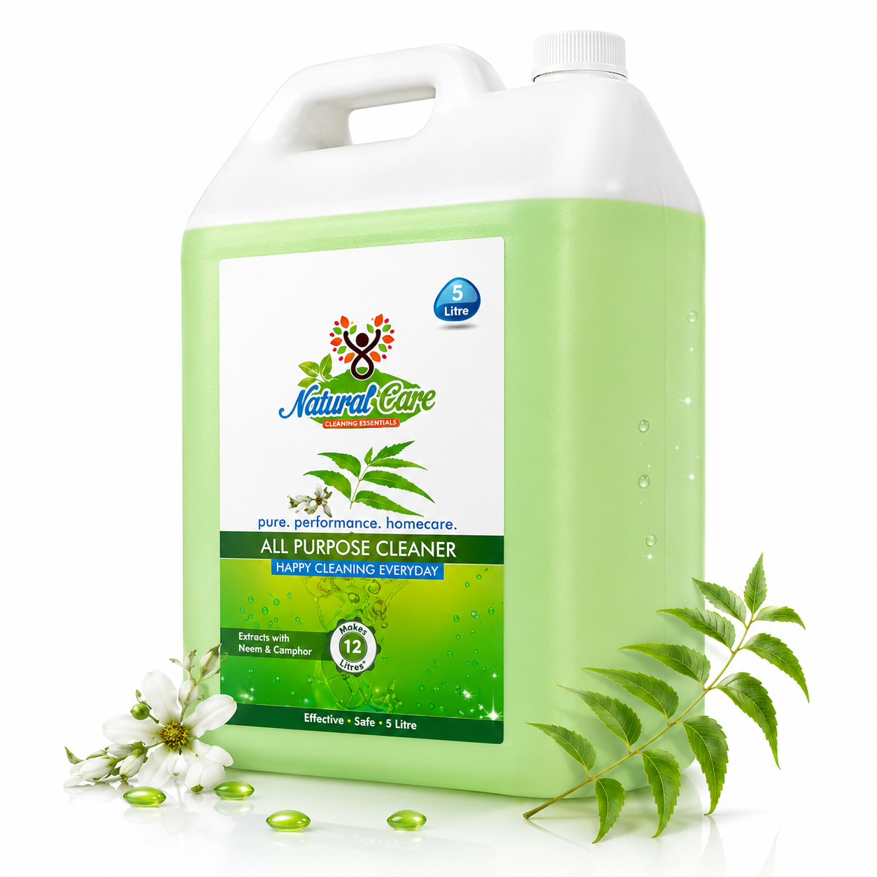 Neem & Camphor Floor Cleaner | Removes Grease & Helps Keep Ants Away