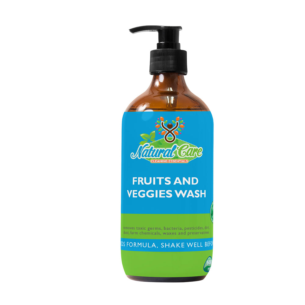Natural Care Fruits, Vegetables & Meat Wash | Disinfectant for Raw Produce | Removes Pesticides, Bacteria, Waxes & Odor | 500 ml