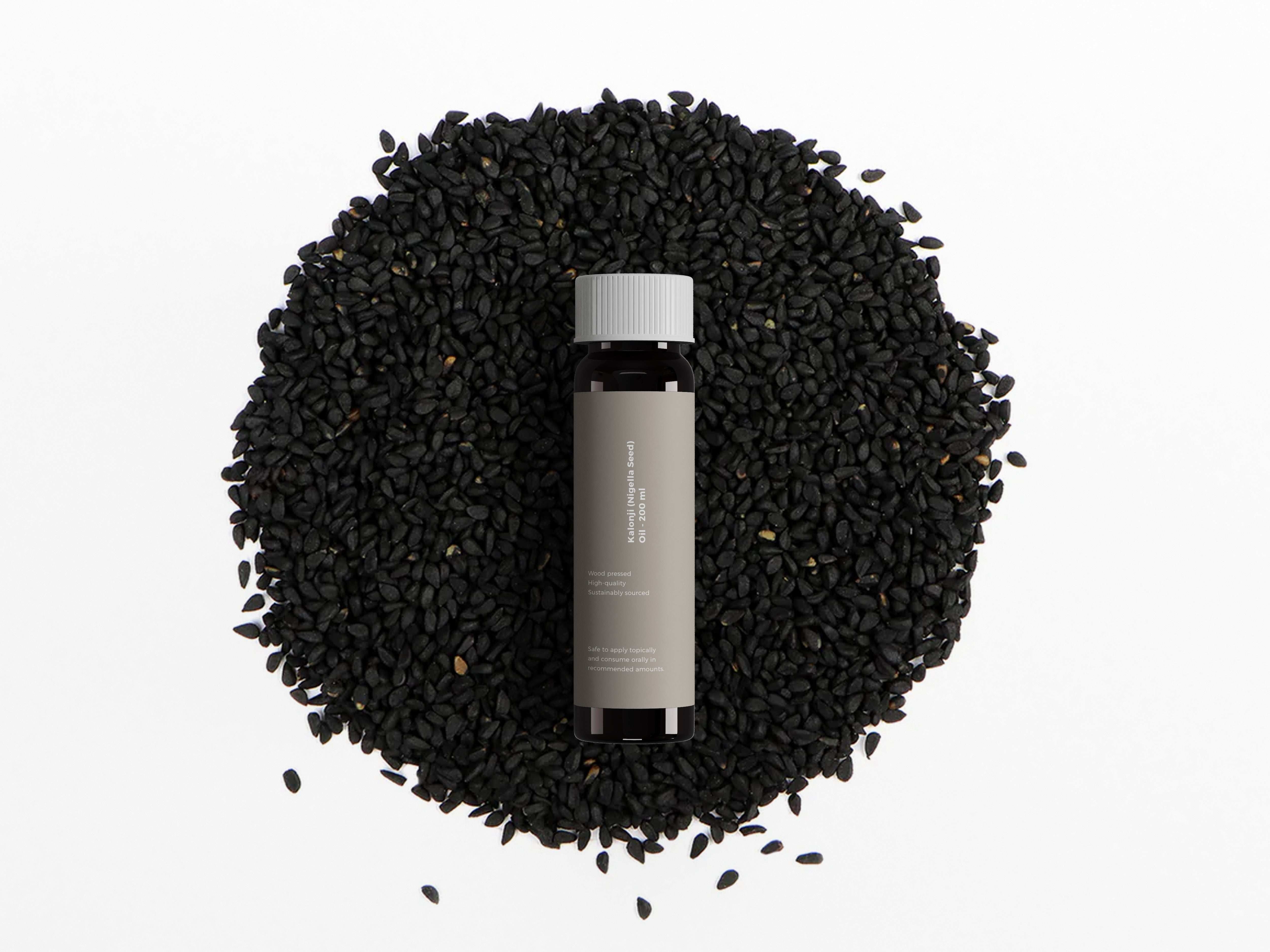 NaturalCare Kalonji Nigella seed oil 200ml bottle