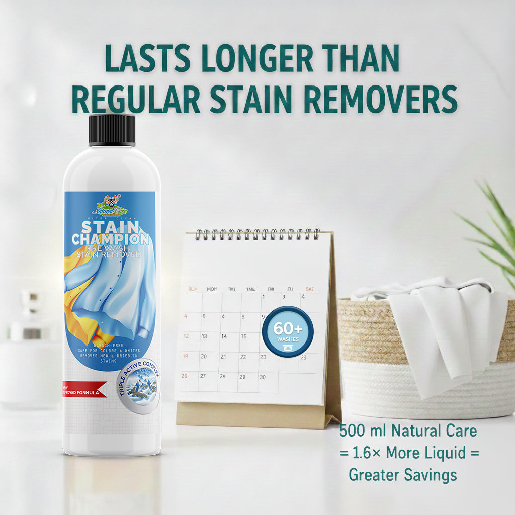 Natural Care Laundry Stain Remover | Spot & Stain Cleaning Booster | 500 ml
