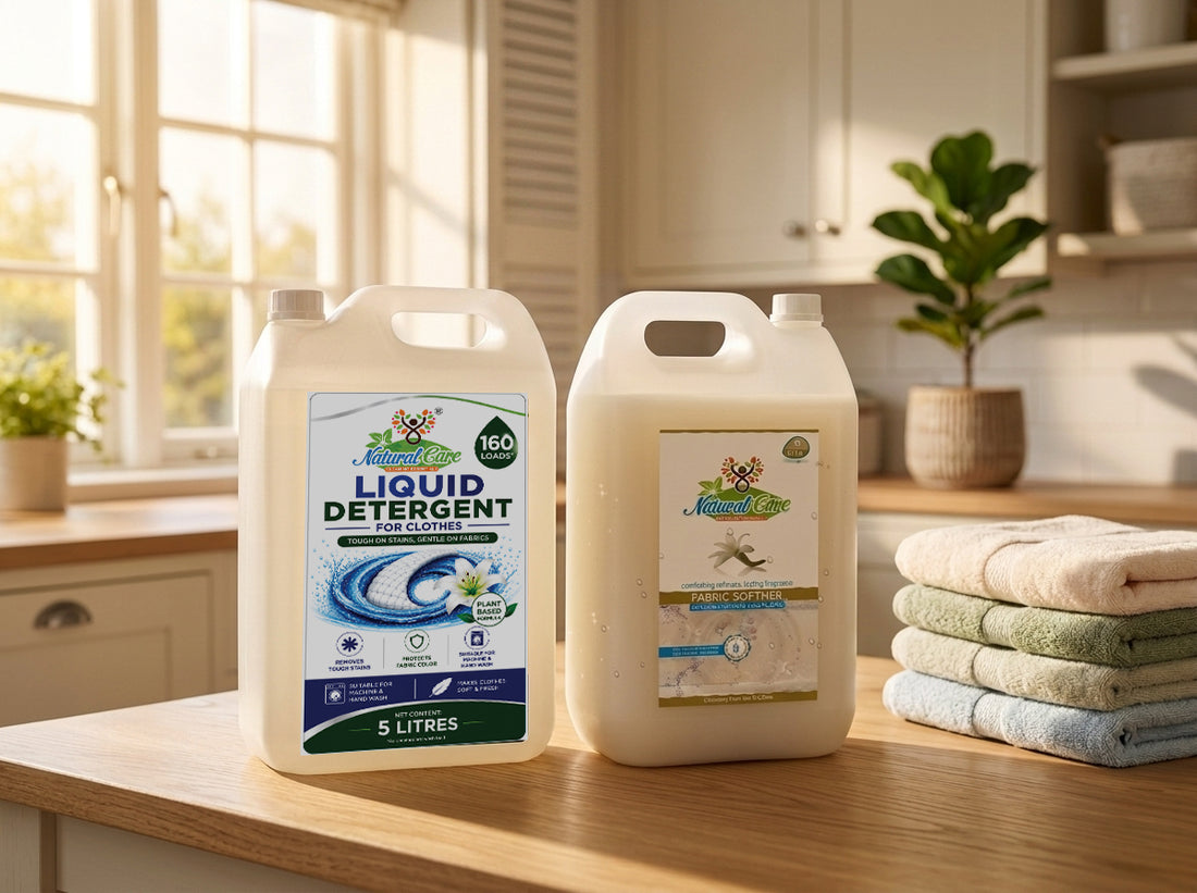 Natural Care Super Saver – 5L Liquid Detergent + 5L Fabric Softener