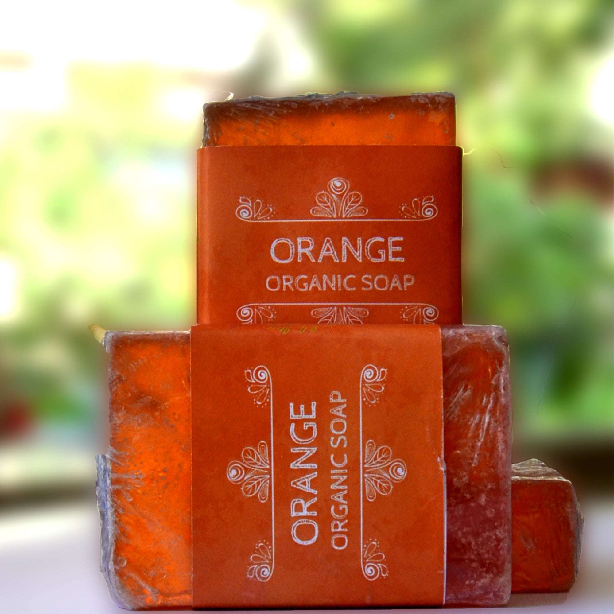 Mandarin Citrus Handmade soap 100g - pack of 3