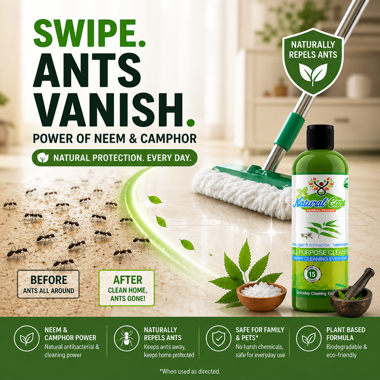 Dis-infectant All Purpose Cleaner - buy 500ml x 3 , get 500 ml free