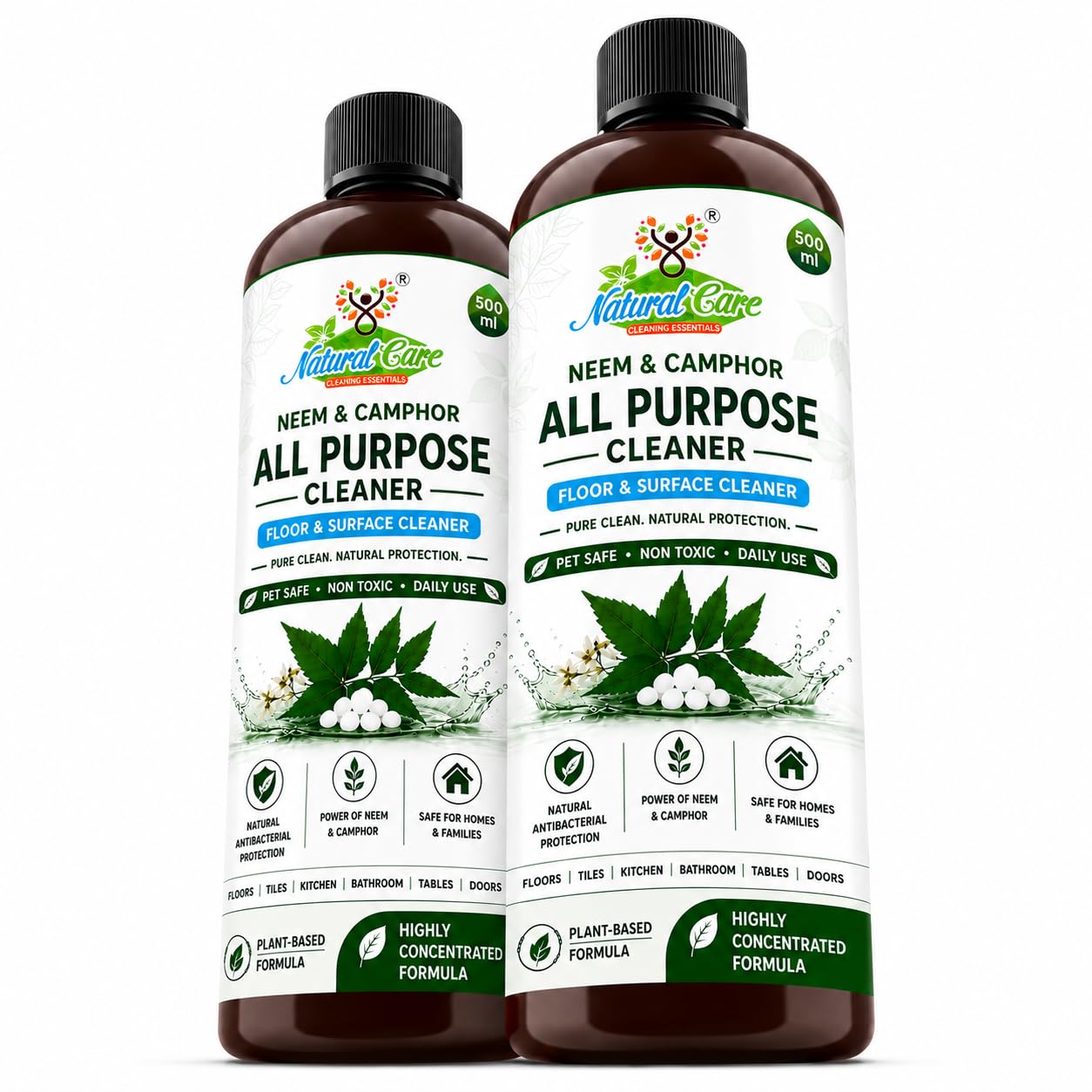 Neem & Camphor Floor Cleaner | Removes Grease & Helps Keep Ants Away