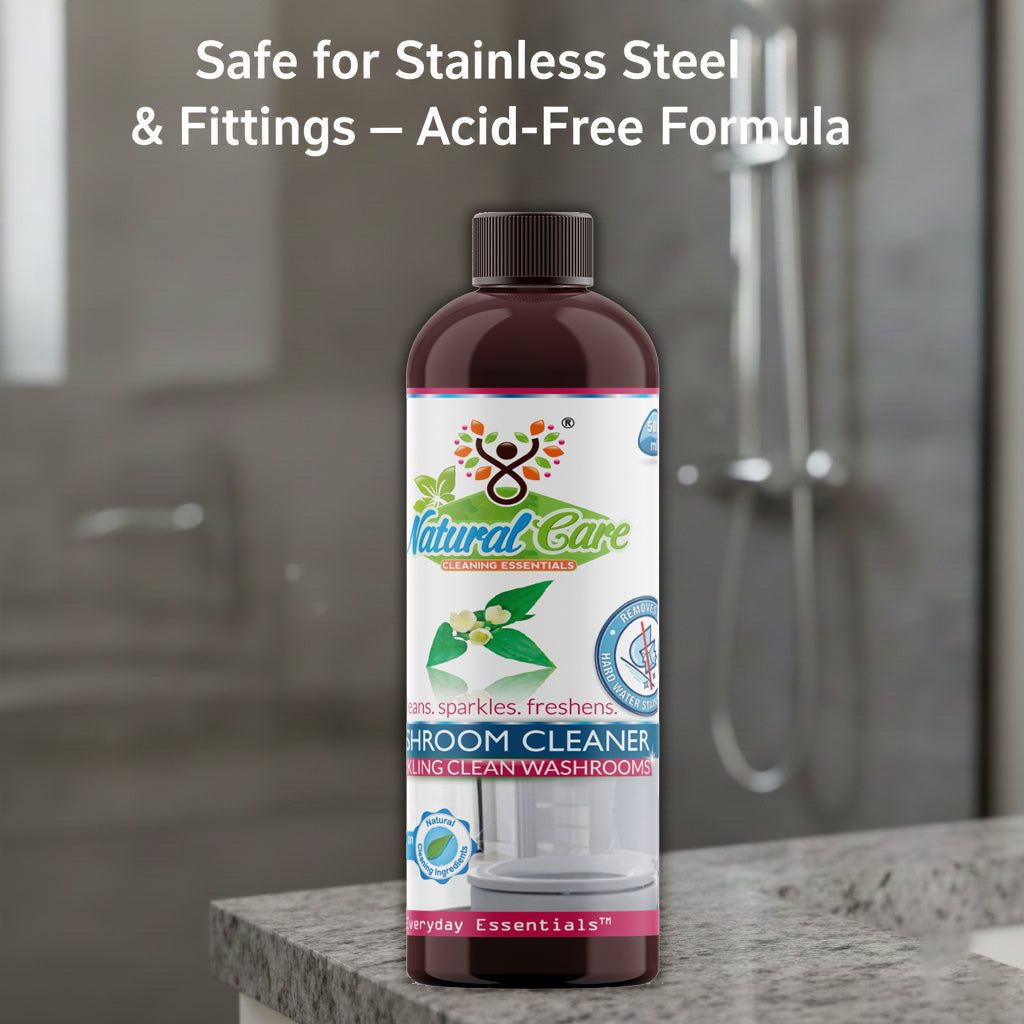 Natural Care Toilet Bowl Cleaner Liquid (Acid-Free) | Removes Limescale, Stains & Odour | Safe for Daily Use | 500 ml