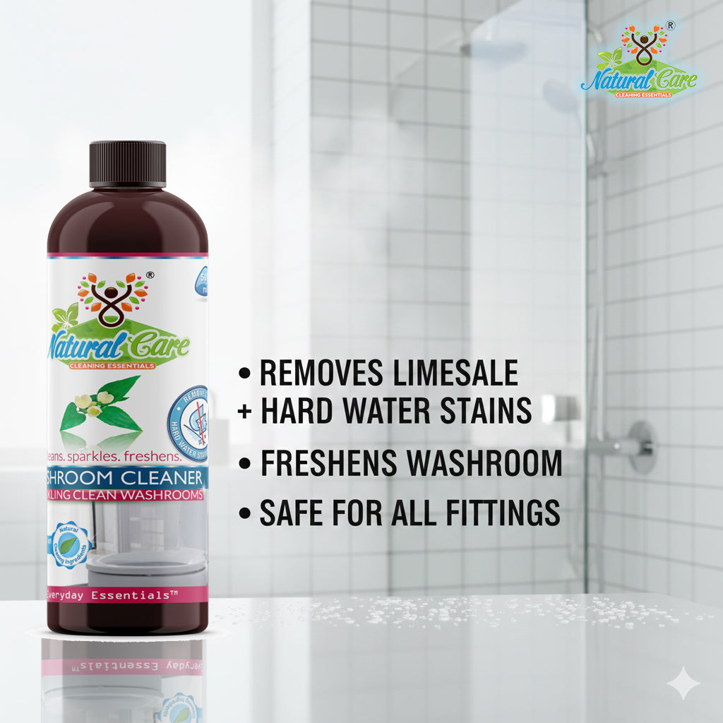 Natural Care Toilet Bowl Cleaner Liquid (Acid-Free) | Removes Limescale, Stains & Odour | Safe for Daily Use | 500 ml
